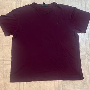 Burgundy Ralph Lauren T shirt XL mens
